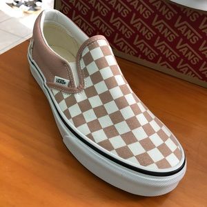 mahogany rose checkerboard vans